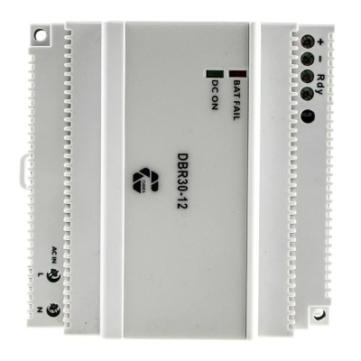 Chinfa DBR DIN Rail Battery Charger 27.2 V DC Lead Acid 4.5 A 68 W DBR30-12