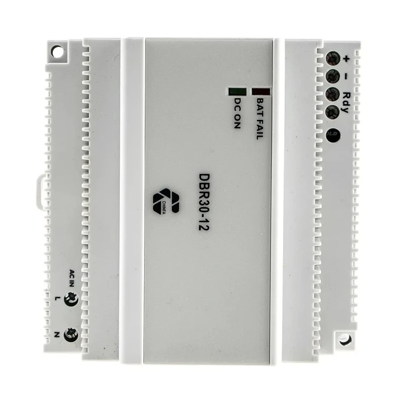 Chinfa DBR DIN Rail Battery Charger 27.2 V DC Lead Acid 4.5 A 68 W DBR30-12