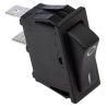 RS PRO SPST On-Off Rocker Switch Panel 20A 28V DC 250V AC Plastic Housing Black Actuator 793-2487