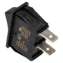 RS PRO SPST On-Off Rocker Switch Panel 20A 28V DC 250V AC Plastic Housing Black Actuator 793-2487