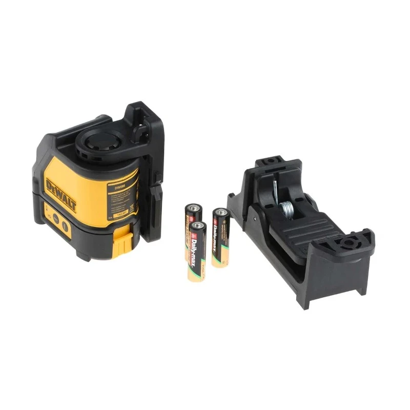 DeWALT Laser Level Red Laser, Class 2, 10 m Working Range, ±0.3 mm/m Accuracy, Self-Levelling, IP54 Protection DW088K-XJ