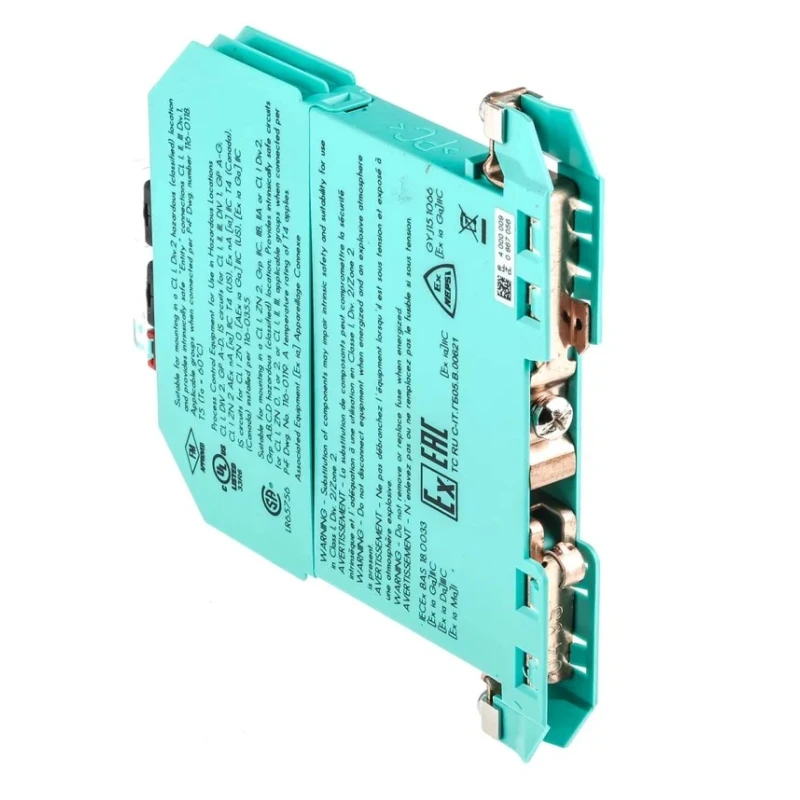 Pepperl + Fuchs 2 Channel Zener Barrier ATEX Certified DIN Rail Mount Z787.F