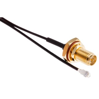 RS PRO Coaxial Cable Female RP-SMA to Female UFL 300 mm 50 Ω 3 GHz 250 V 794-2841