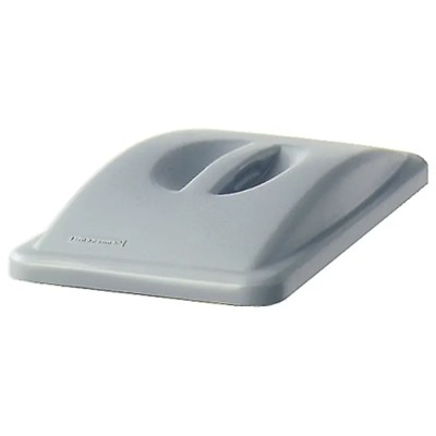 Rubbermaid Commercial Products Grey Polypropylene 519 mm Diameter Bin Lid for Slim Jim Container Height 70 mm FG268888LGRAY