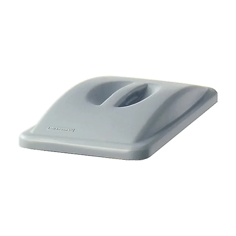 Rubbermaid Commercial Products Grey Polypropylene 519 mm Diameter Bin Lid for Slim Jim Container Height 70 mm FG268888LGRAY