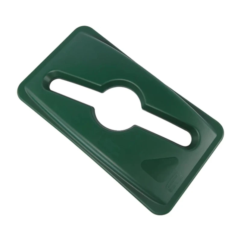 Rubbermaid Commercial Products 519 mm Green Plastic Bin Lid for Slim Jim Container, 137 mm 1788373