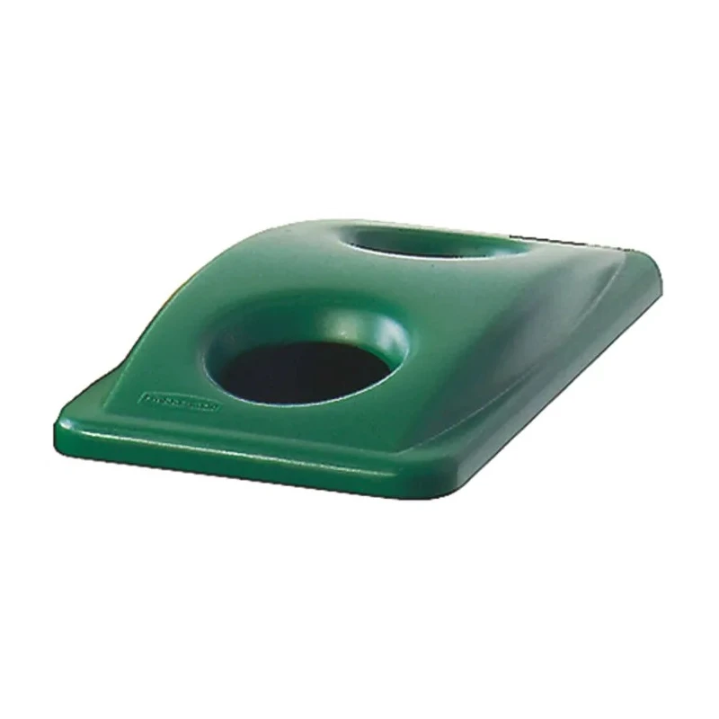 Rubbermaid Commercial Products 519 mm Green Plastic Bin Lid for Slim Jim Container, 70 mm FG269288GRN