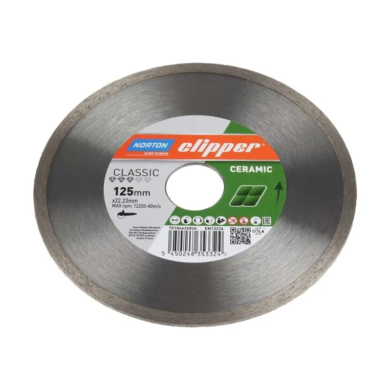 Norton Ceramic Abrasive Disc Cutting Disc 125 mm Coarse Grade 70184626826