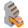 Phoenix Contact DIN Rail Relay Module 230V AC Coil 2A Switching Current DPDT 2903310