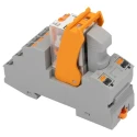 Phoenix Contact DIN Rail Relay Module 230V AC Coil 2A Switching Current DPDT 2903310
