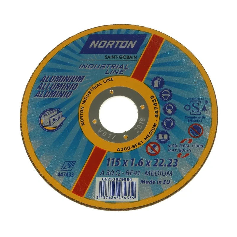 DRONCO Aluminium Oxide Abrasive Disc Cutting Disc 115 mm Coarse Grade P30 Grit 66252828951