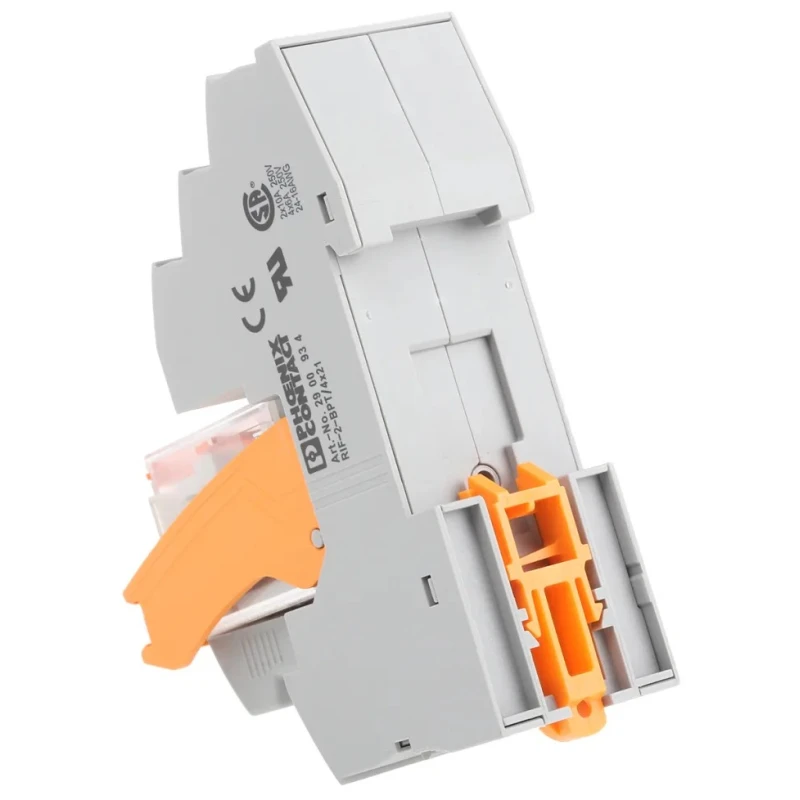 Phoenix Contact DIN Rail Relay Module 230V AC Coil 2A Switching Current DPDT 2903310
