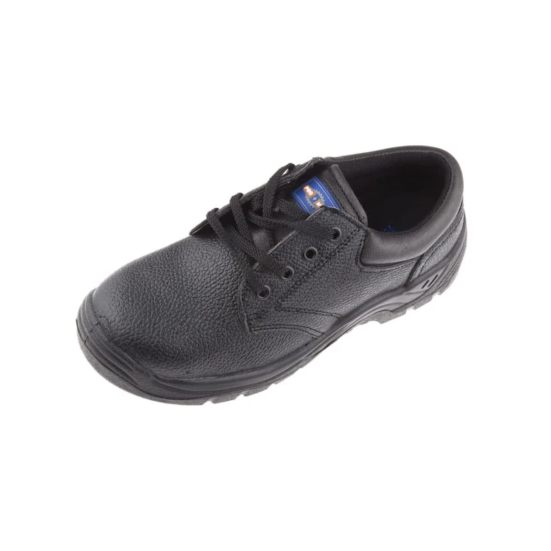 Rockfall Power Men's Black Steel Safety Trainer Lace-Up Shoe Size UK 6 EU 39 with Stainless Steel Midsole 790-4016