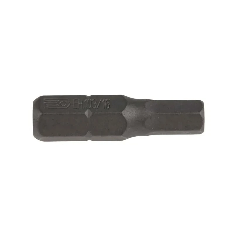 Facom Hex Screwdriver Bit, 3/16 in Head Size, 1/4 in Drive Size, Hex Drive Type, 25 mm Overall Length EH.103/16