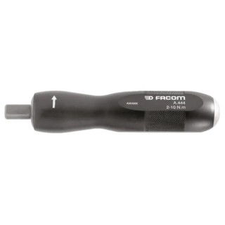 Facom Professional Torque Screwdriver, 2 - 10 N.m Torque Range, 1/4 in Hex Drive, 168 mm Length A.444