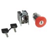 Schneider Electric Harmony XB4 Series Key Release Emergency Stop Push Button Panel Mount 22 mm Cutout 1 NO/1 NC XB4BS9445EX