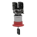 Schneider Electric Harmony XB4 Series Key Release Emergency Stop Push Button Panel Mount 22 mm Cutout 1 NO/1 NC XB4BS9445EX