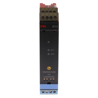 PR Electronics 9100 Series Temperature Converter Thermocouple Current RTD Input Current Relay Output 19.2V dc 9113BB