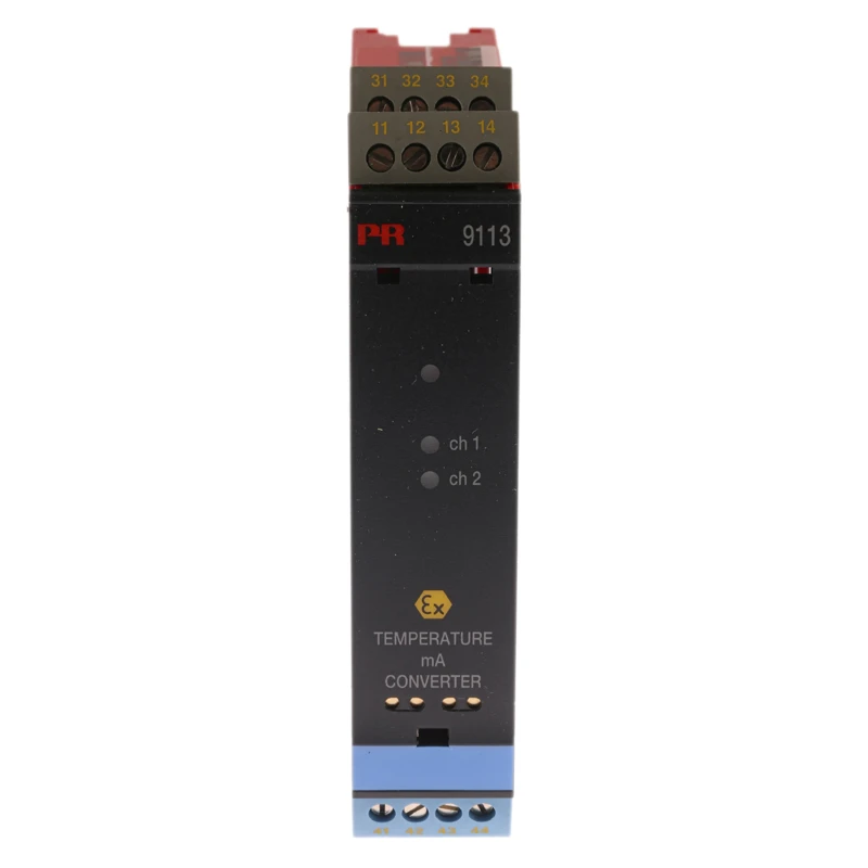 PR Electronics 9100 Series Temperature Converter Thermocouple Current RTD Input Current Relay Output 19.2V dc 9113BB