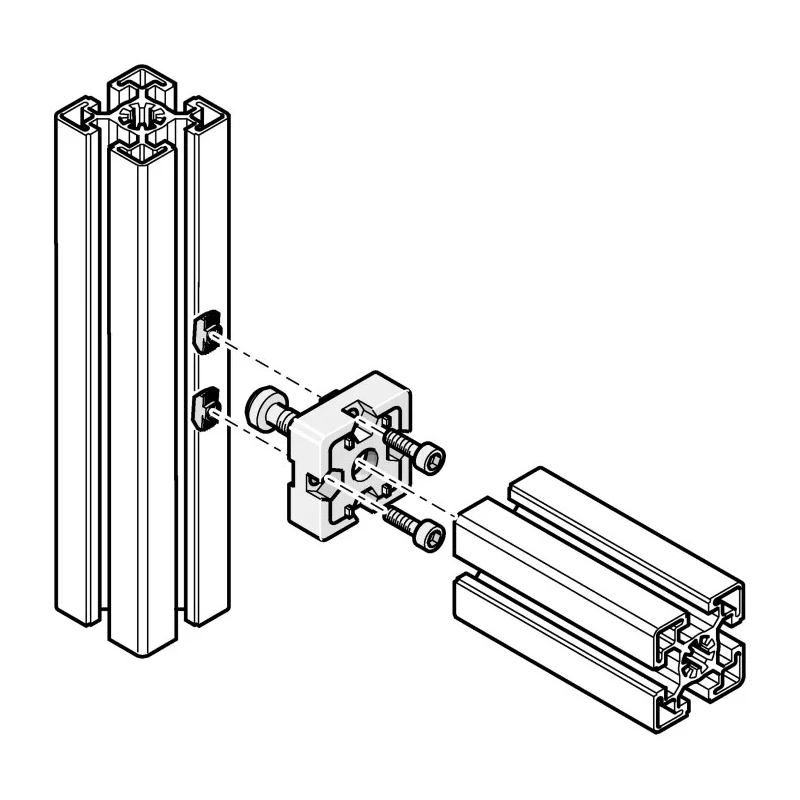 Bosch Rexroth Connecting Component T-Connector M6 Thread Strut Profile 40 mm Groove Size 10 mm 3842532195