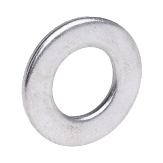 RS PRO Stainless Steel Plain Washers M8 DIN 125A, 16mm External Diameter, 1.6mm Thickness 797-6068