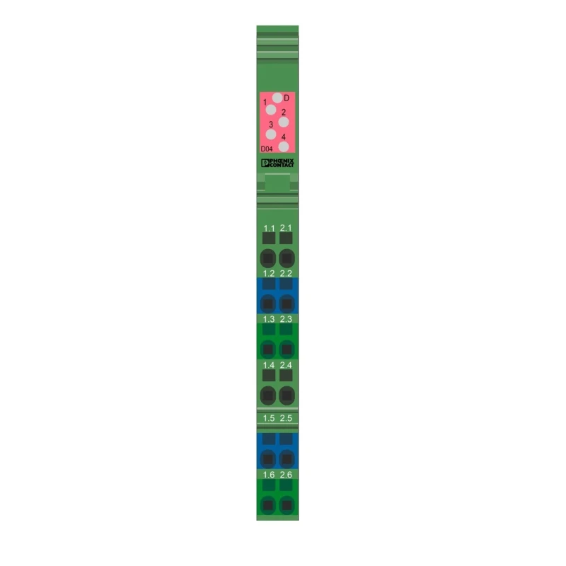 Phoenix Contact IB IL Series Terminal Block for Use with I/O Module Inline Station 24V DC 4 Outputs 12.2mm Width 2861276