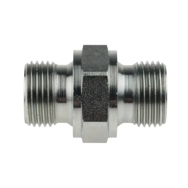 Parker Hydraulic Straight Threaded Adapter Male G Steel Zinc Plated 6HMK4S