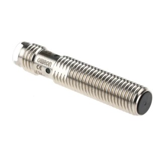 Omron Threaded Barrel Inductive Proximity Sensor M8 PNP, 24V DC, 2 mm Detection, 240V AC, 200mA Switching E2A-S08KS02-M5-B2