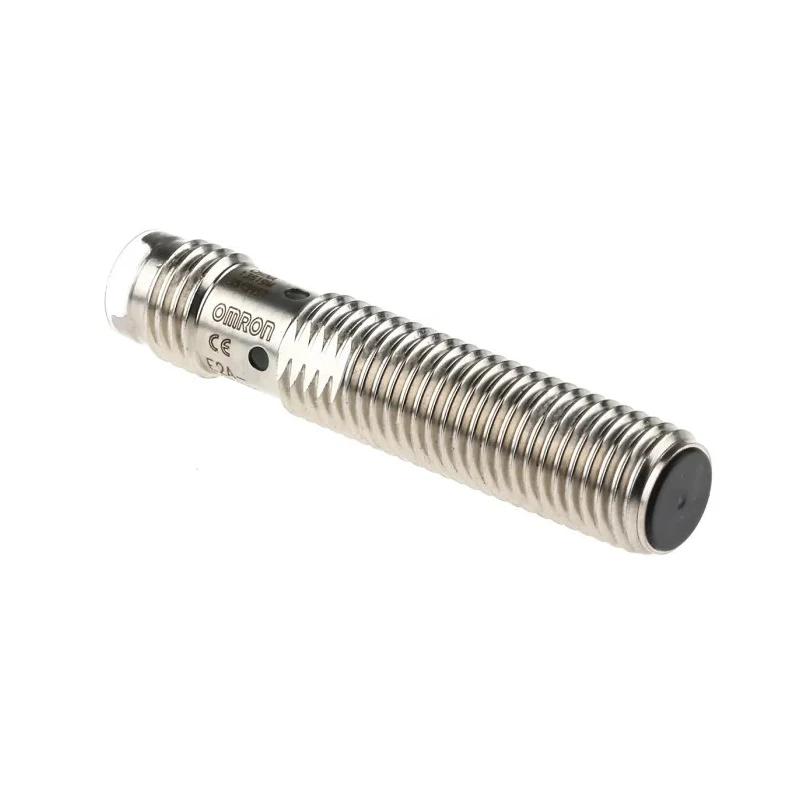Omron Threaded Barrel Inductive Proximity Sensor M8 PNP, 24V DC, 2 mm Detection, 240V AC, 200mA Switching E2A-S08KS02-M5-B2