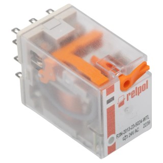 Relpol Surface Power Relay 24V Coil 10A Switching Current 3PDT R3N-2013-23-5024-WTL