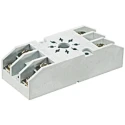 Relpol 8 Way 300V AC DIN Rail Relay Socket for Use with Plug-in Sockets and Relays GZ8-01