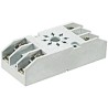 Relpol 8 Way 300V AC DIN Rail Relay Socket for Use with Plug-in Sockets and Relays GZ8-01
