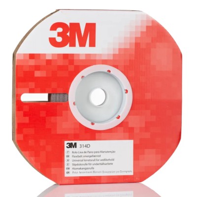 3M Utility Cloth Roll 25 m Length 25 mm Width, Aluminium Oxide Abrasive, P240 Grit 314D CLOTH ROLL P240 25MM