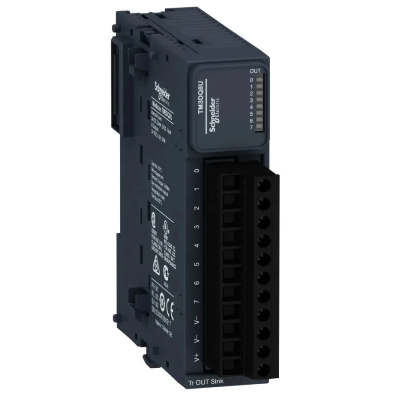 Schneider Electric PLC I/O Module Modicon TM Digital Output Module TM3DQ8U