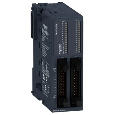 Schneider Electric PLC I/O Module Modicon TM 24V Input/Output DIN Rail Mount TM3DQ32TK