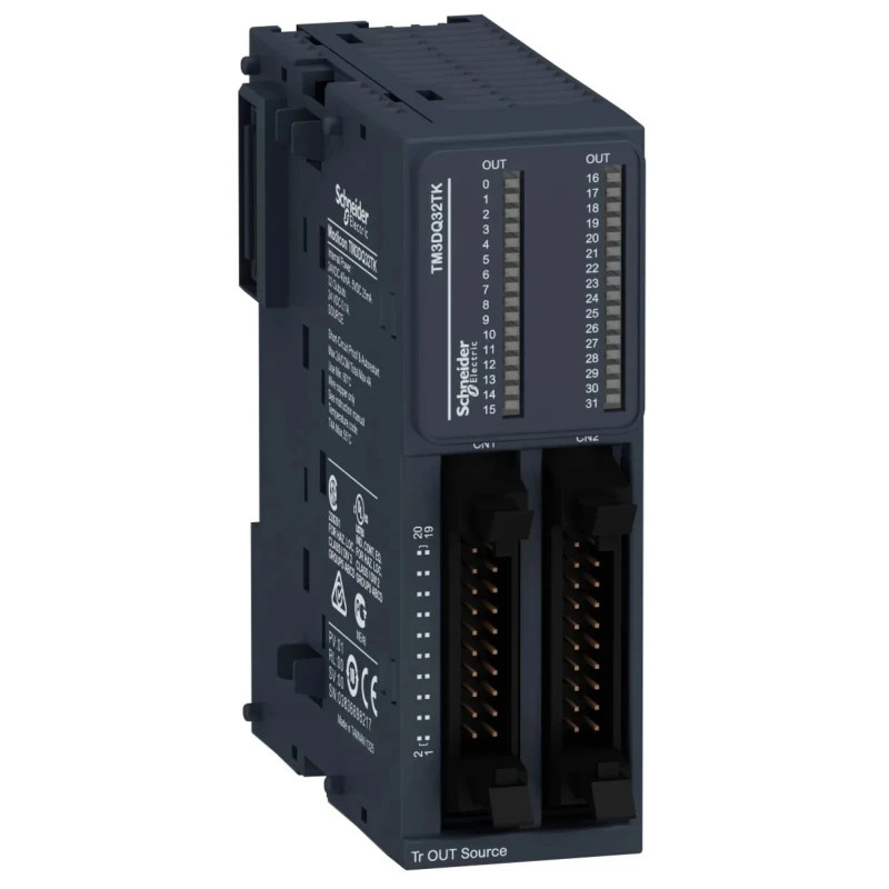 Schneider Electric PLC I/O Module Modicon TM 24V Input/Output DIN Rail Mount TM3DQ32TK