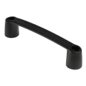 RS PRO Matt Black Plastic Concealed Fixings Drawer Handle 50 mm Height, 35 mm Width, 213 mm Length 267-0746