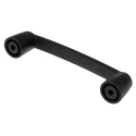 RS PRO Matt Black Plastic Concealed Fixings Drawer Handle 50 mm Height, 35 mm Width, 213 mm Length 267-0746