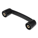 RS PRO Matt Black Plastic T Shape Handle 45mm Height, 31mm Width, 163mm Length 267-0774