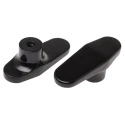 RS PRO Black Duroplast 1-Arm Clamping Knob M8 Threaded Hole 80 mm Diameter 267-0831
