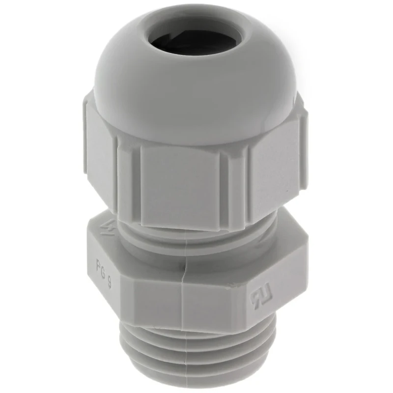 Lapp SKINTOP ST Series Cable Gland Kit, PG9 Thread Size, 3.5 to 8mm Cable Diameter Range, Pack of 5, Model 53018010