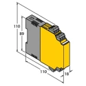 Turck Galvanic Barrier Analogue Signal Conditioner IECEx/ATEX Certified DIN Rail Mount IM35-11EX-HI/24VDC