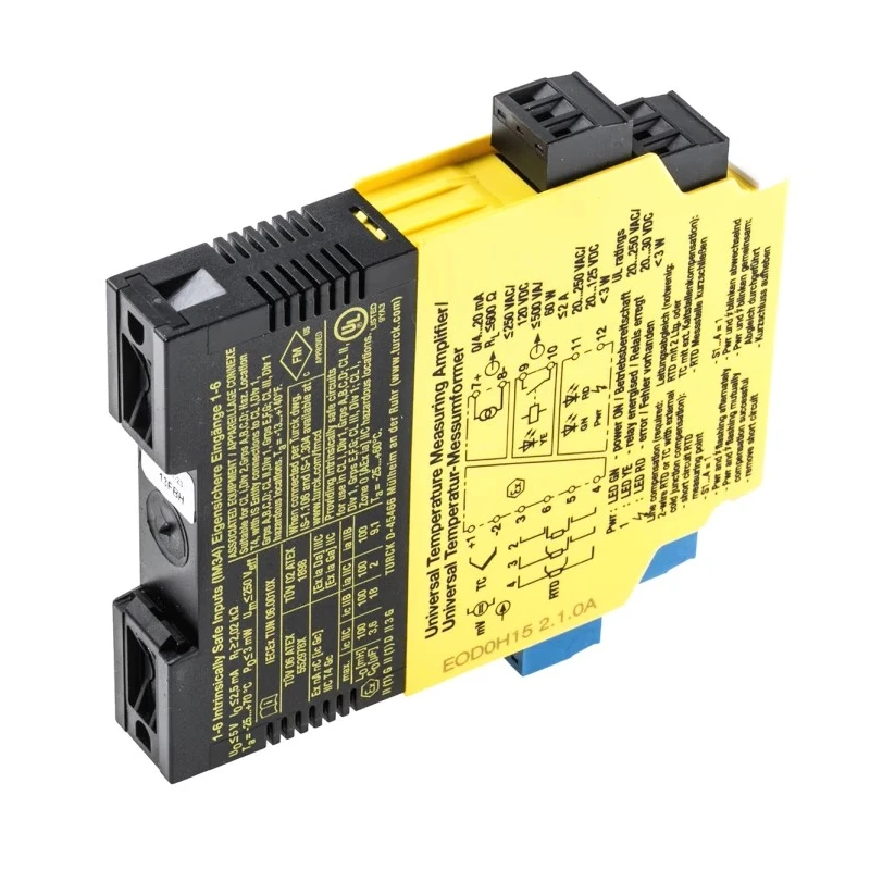 Turck 1 Channel Galvanic Barrier IECEx/ATEX Rated, DIN Rail Mount, 125V DC Supply IM34-12EX-RI