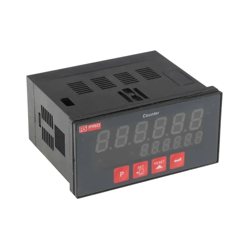 RS PRO 6 Digit LED Digital Counter, 20 kHz Frequency, 24 V Supply, Automatic & Manual Reset 808-6636