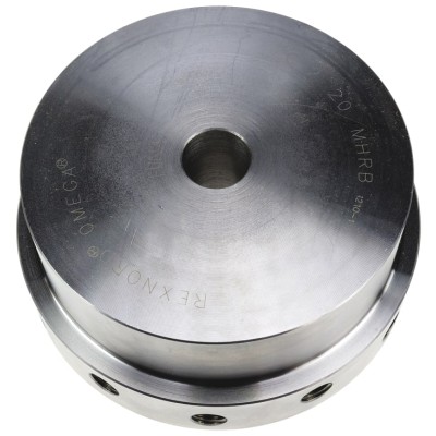 Rexnord 162 mm OD Taper Bore 97 mm Length Elastomer Interchange Hub Coupler OMEGA-E10-HUB-PB