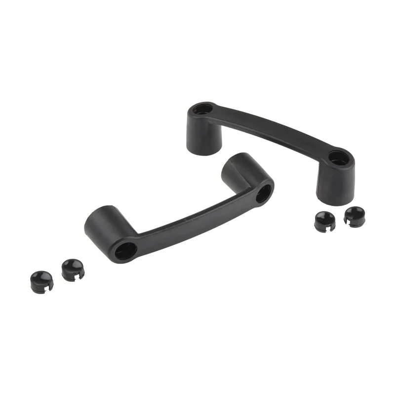 RS PRO Matt Black Fibreglass-Reinforced Nylon Plastic T Shape Handle 145 mm Length, 40 mm Height, 29 mm Width 267-1519