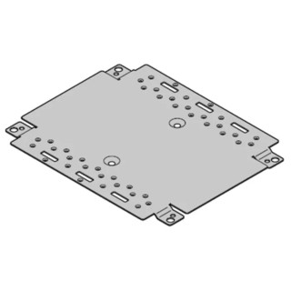 nVent SCHROFF Steel Aluminium Zinc Coated Enclosure Accessory 444mm W x 221mm L for Use with Interscale M Electronic 24822005