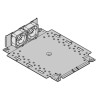 nVent SCHROFF Grey Steel Enclosure Accessory Raised 4 mm Mounting Plate for Interscale M Electronic Case 24827-275