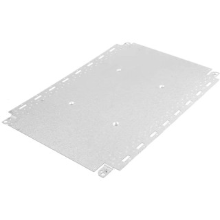 nVent SCHROFF Steel Aluminium Zinc Coated Enclosure Accessory 444mm Width 310mm Length Raised 4 mm Mounting Plate 24822007