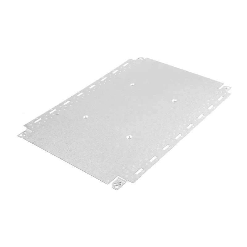 nVent SCHROFF Steel Aluminium Zinc Coated Enclosure Accessory 444mm Width 310mm Length Raised 4 mm Mounting Plate 24822007